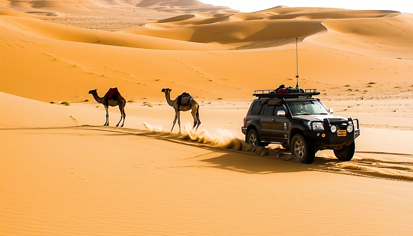 Desert safari adventure organised by Road Pass Journey Travel