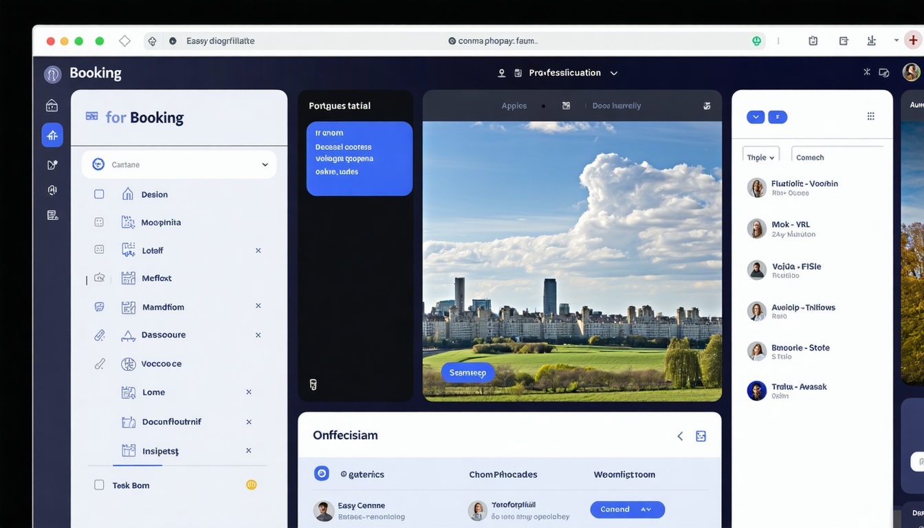 Easy digital booking interface